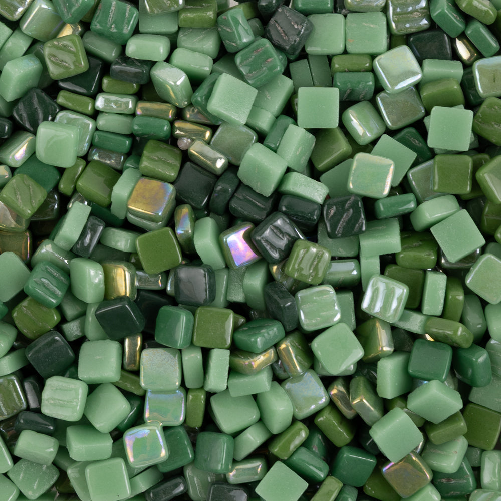 Ottoman 8mm Groen Mix
