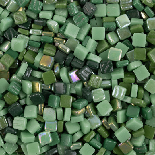 Ottoman 8mm Groen Mix