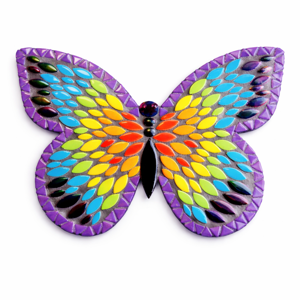 Blue Rainbow Butterfly 25cm