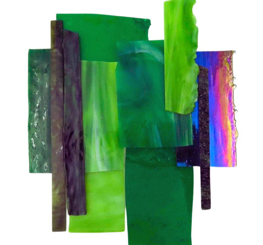 Crazy Paving XL  Green Mix