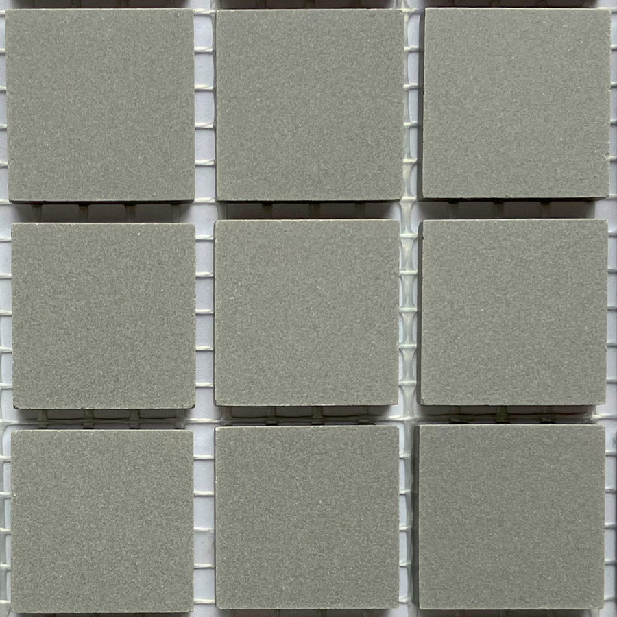 Winckelmans Ardoise – matt 20x20 mm mosaic tiles on mesh