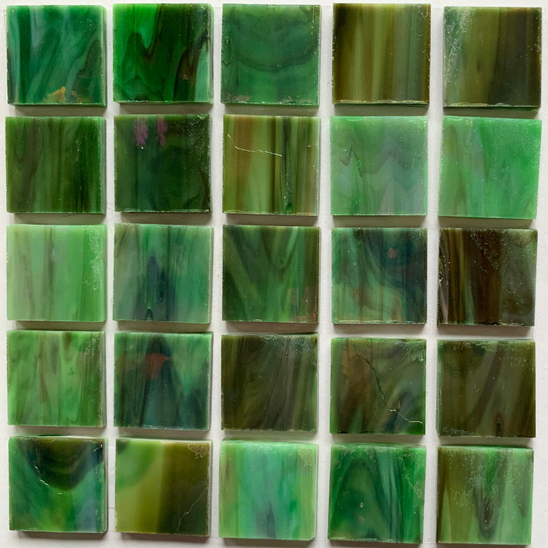 Glacier Tiffany Glass Mosaic 20mm  Camouflage