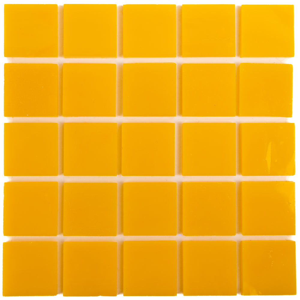 Verre Mosaique - glass mosaic -Glasmosaik-glasmozaïek-Glasmozaiek Tiffany Glacier 20mm Mango - mosaicshop