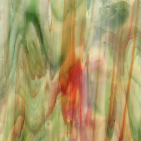 Glasplaat Groen Rood Gemarmerd