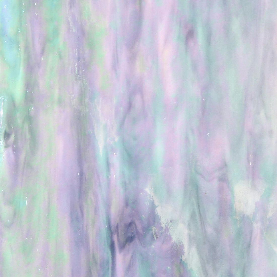 Glass Plate Grey Pink Iridescent