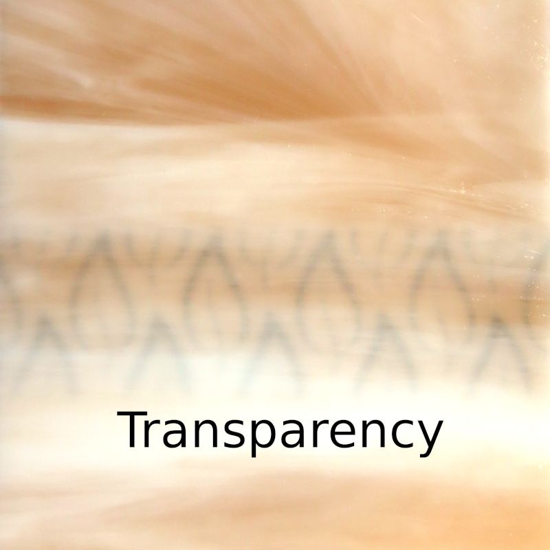 Glasplaat  Koraal Wazig