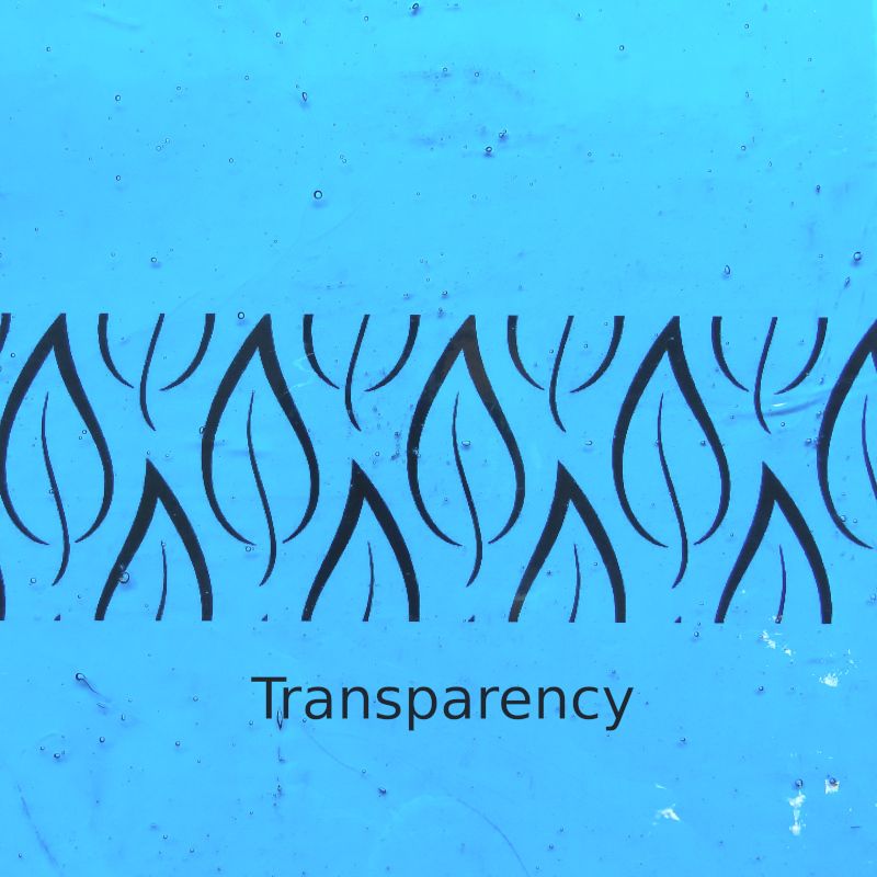 Glasplaat Helder Water