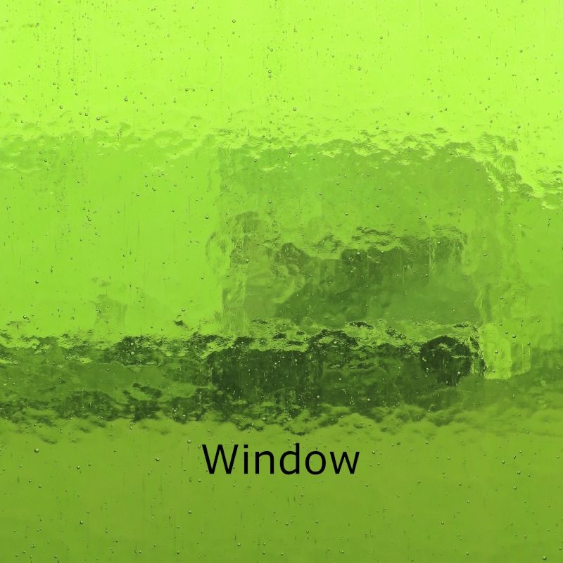 Glasplatte Neonlimette Struktur