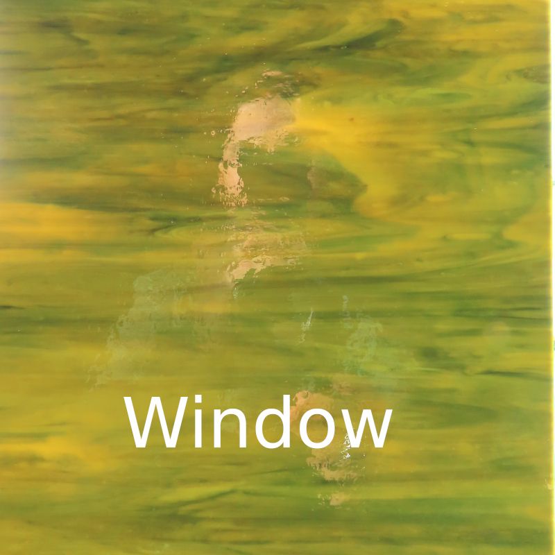 Glass Plate Chartreuse Marble