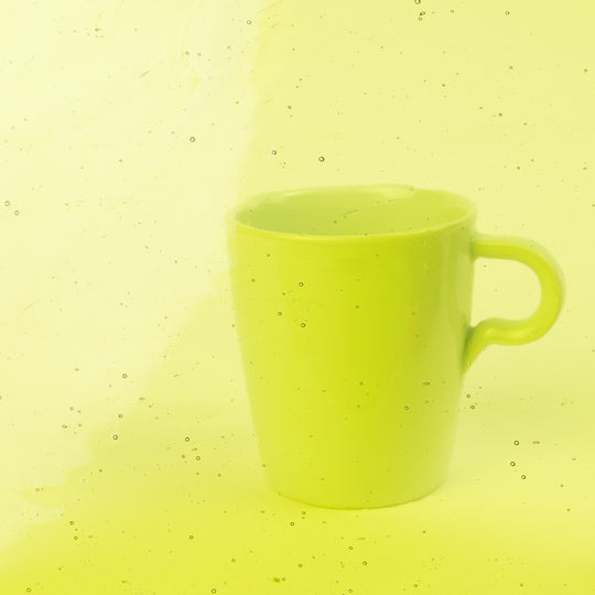 Glass Plate  Light Yellow Green