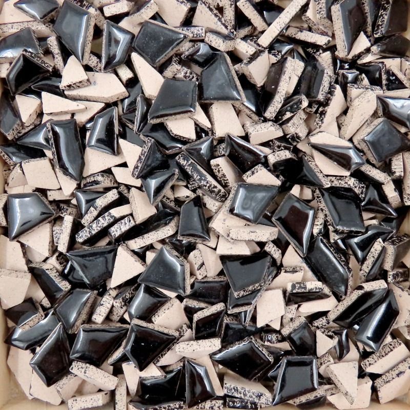 Mini Keramik-Puzzles schwarz