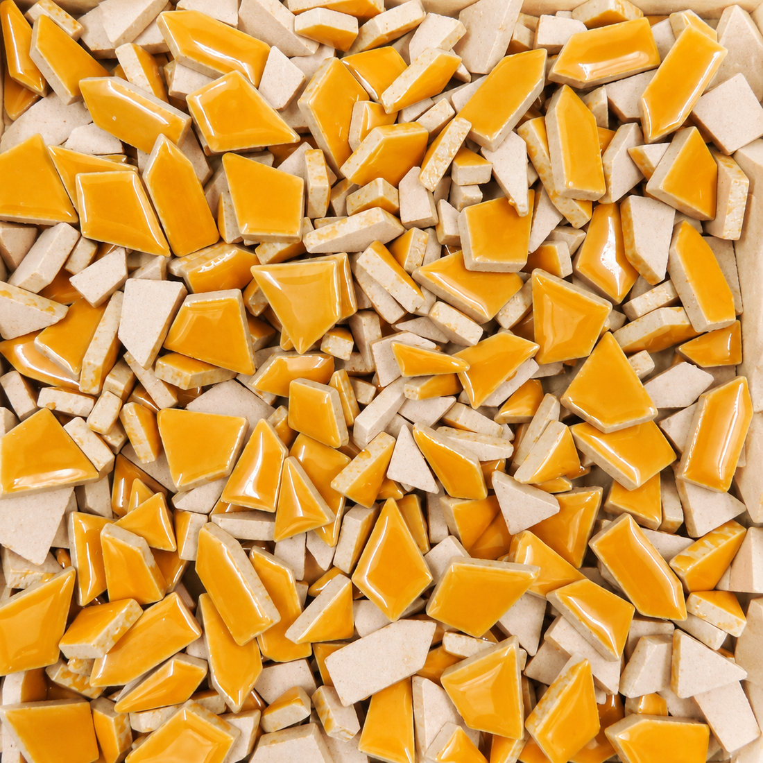 Mini Keramik-Puzzles curry