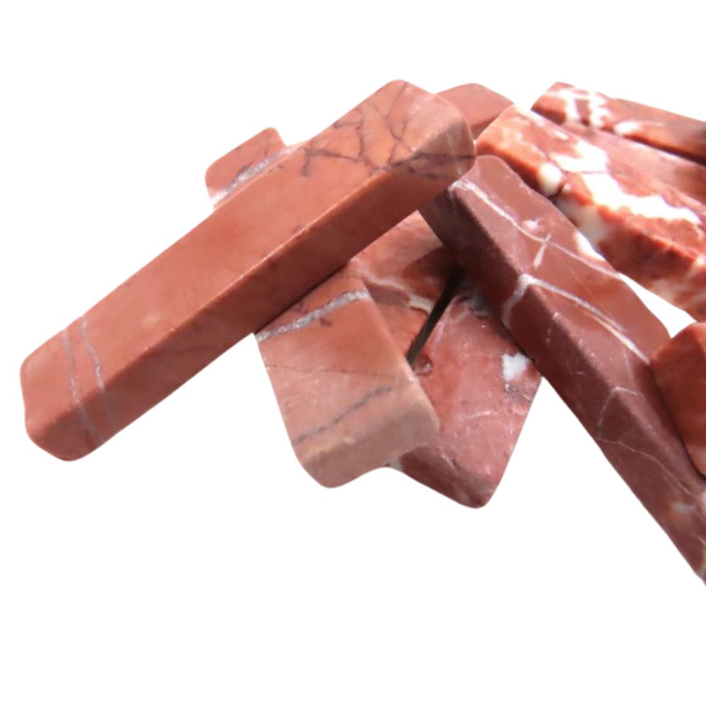 Marmorstangen Sonnenuntergangsrot