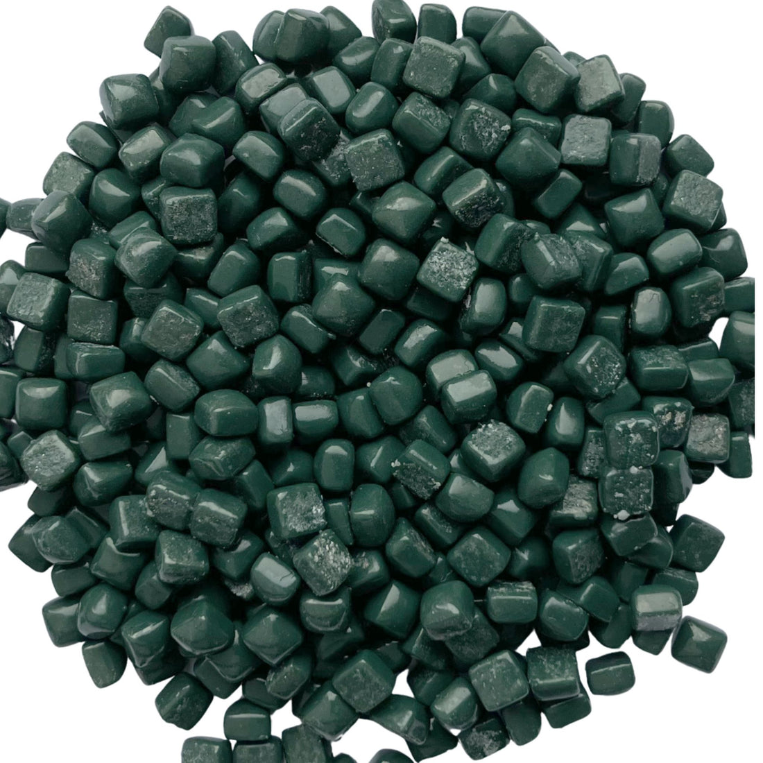 Micro Glass Cubes 4,8mm  Dark Green