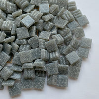 Glasmozaiek 10mm Donkergrijs (los)