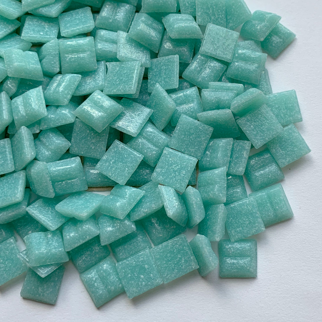 Glasmozaïek 10 mm Caraïbisch Blauw