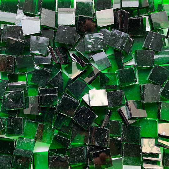 Glacier Tiffany Glass Mosaic 15mm – Emerald