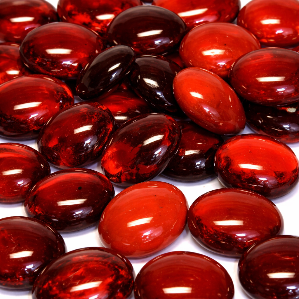 Glass Nuggets 16-20mm  Red Mix