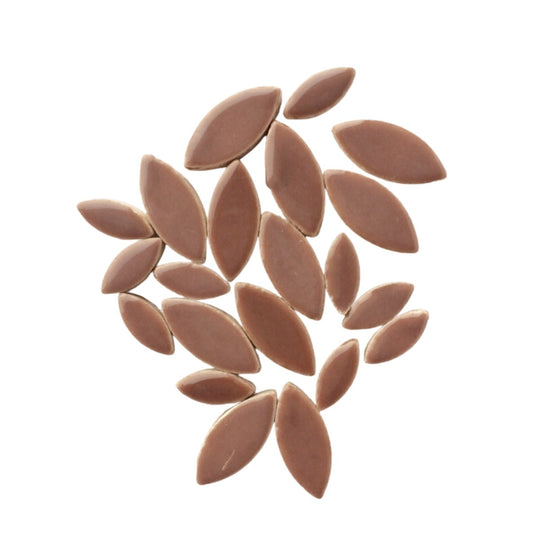 Ceramic Petals  Burnt Siena