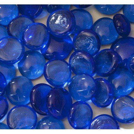 Glass Nuggets 16-20mm  Blue Crystal