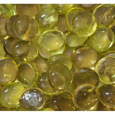 Glasnuggets 16-20mm  Kristallgelb