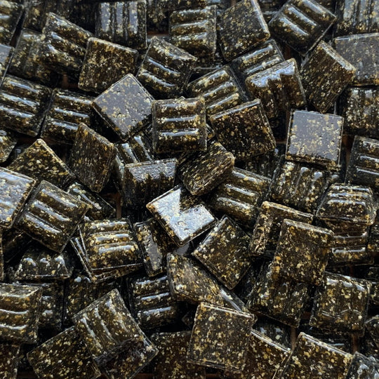 Glasmosaik 10mm  Erdbraun