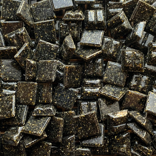 Glasmosaik 10mm  Anthrazit