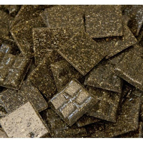 Glasmozaiek 20mm Aardebruin