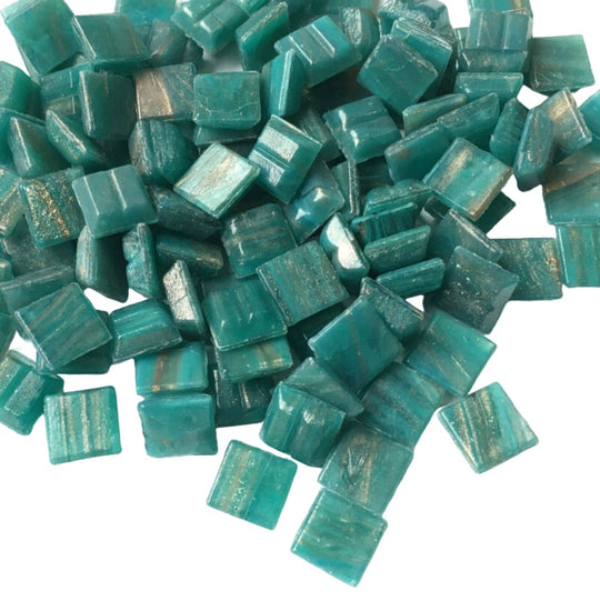 Glasmozaiek met Goud Dooradert 10mm Aventurijn