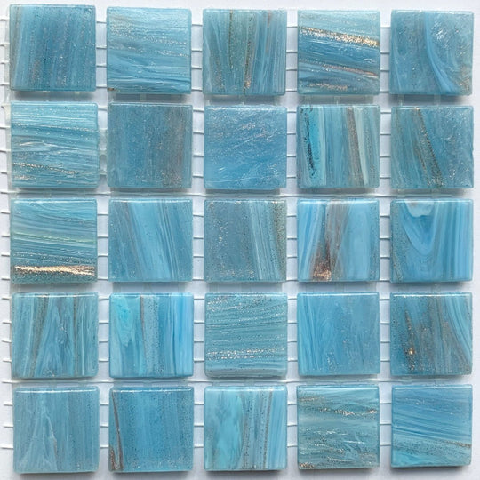 Glasmozaiek met Goud Dooradert 20mm Gouden Wolk