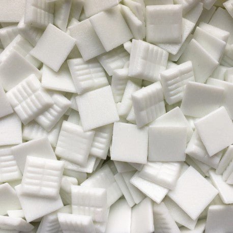 Murano Glass Mosaic 20mm  White