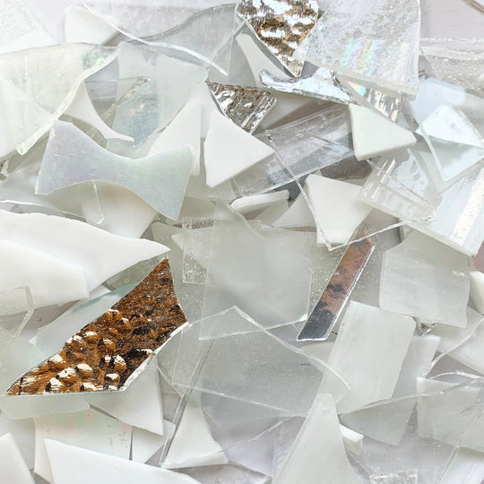 Crazy Paving  White Mix