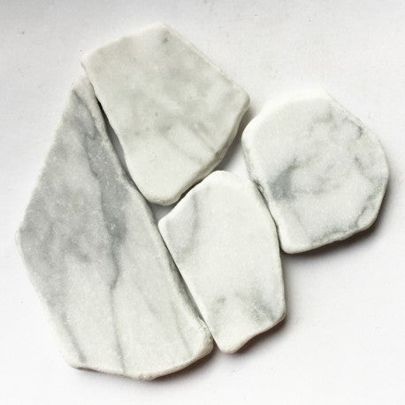 Marmer Polygoon Bianco Carrara