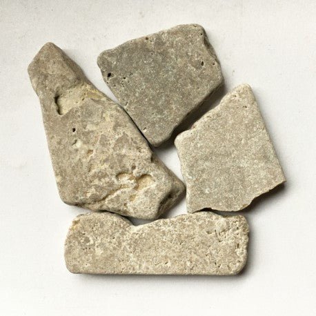 Marmer Polygoon Travertin Noce