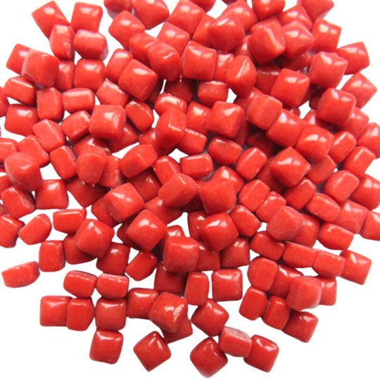 Micro Glass Cubes 4,8mm  Blood Red