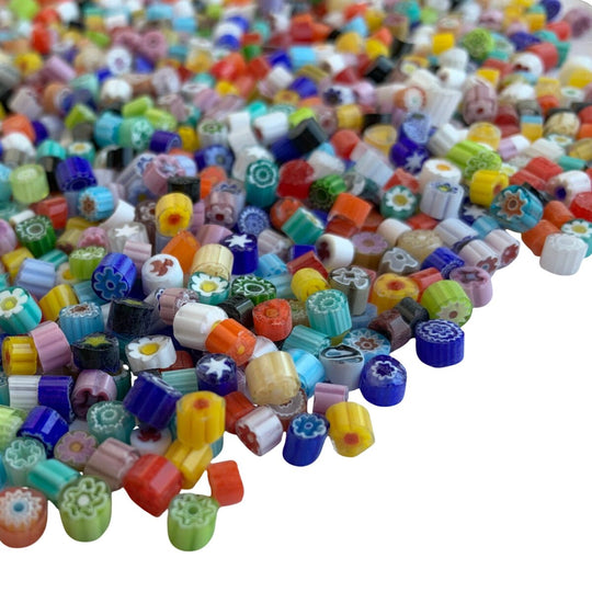 Millefiori Kleurmix 4/5 doorzichtig