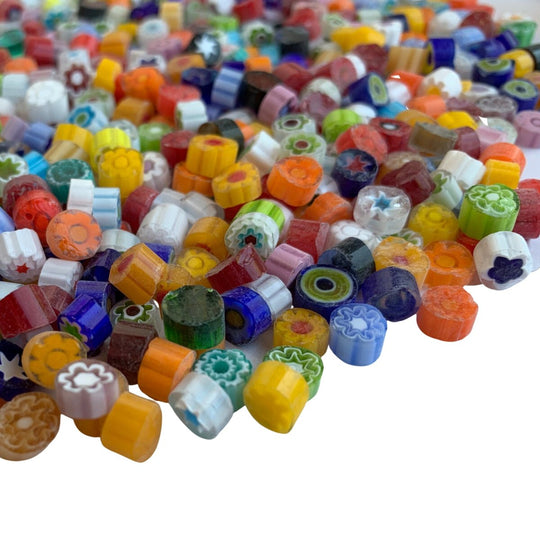 Millefiori Kleurmix 7/8 doorzichtig
