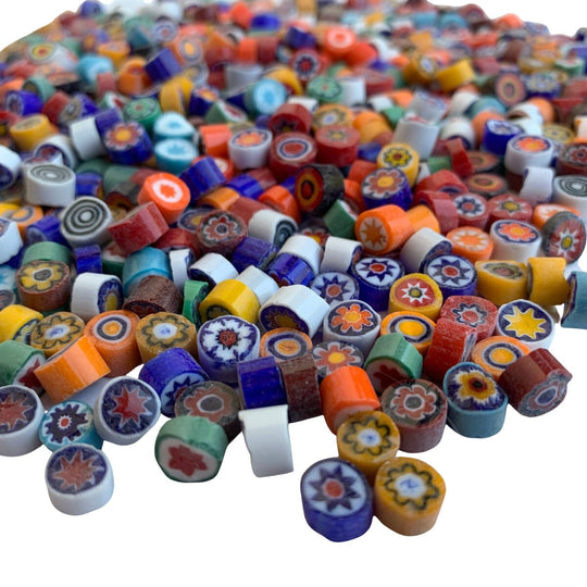 Millefiori Kleurmix 7/8 ondoorzichtig