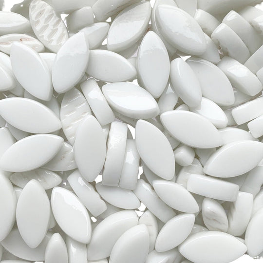 Ottoman Bloemblaadjes Wit