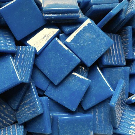 Pâte de Verre 25mm Donker Turkoois