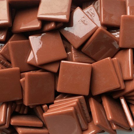 Pâte de Verre 25mm Kastanje