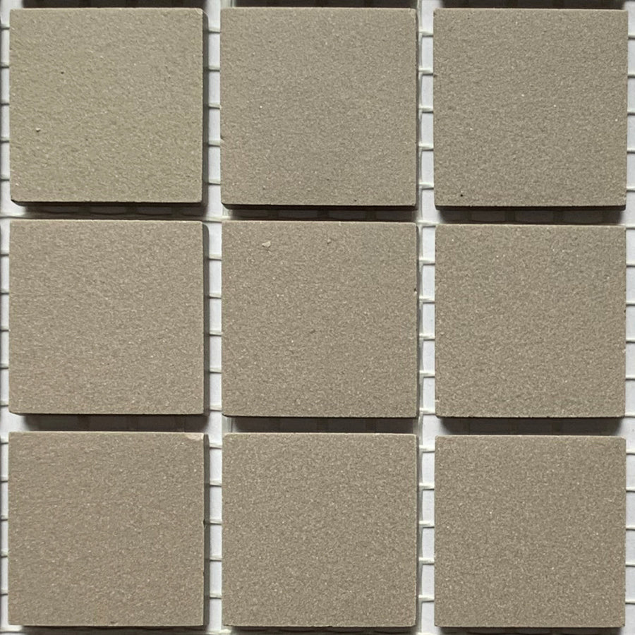 Winckelmans Gris – matt 20x20 mm mosaic tiles on mesh