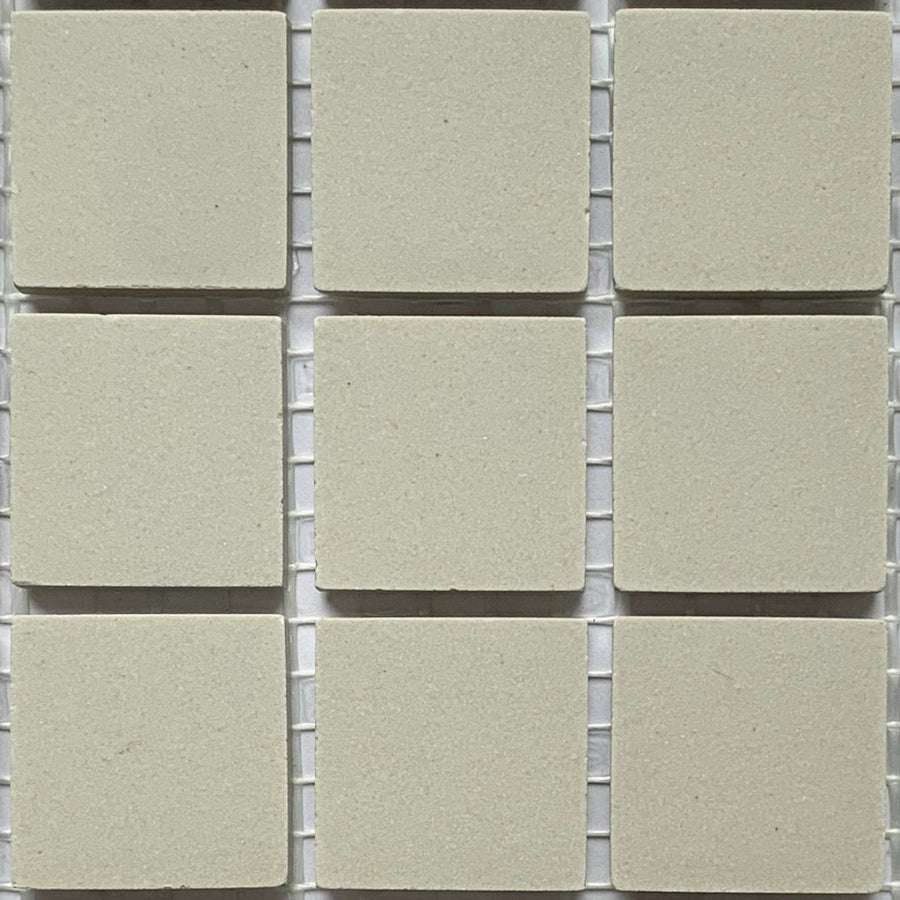 Winckelmans Perle – matte mozaïektegels van 20x20 mm op gaas
